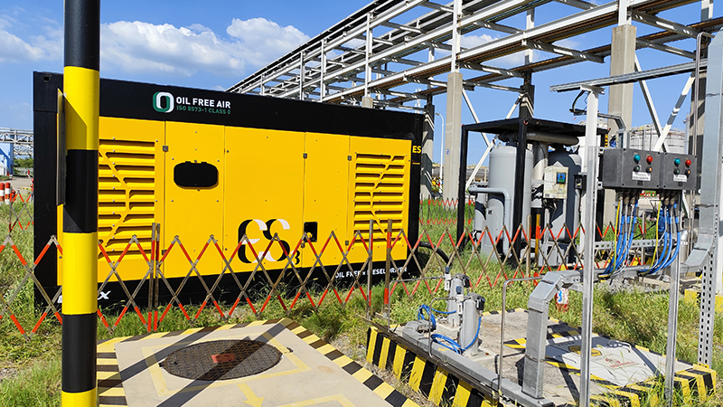 石化行業(yè)柴驅(qū)無油空壓機租賃